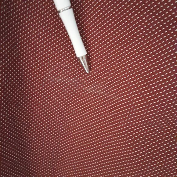 NWT Denim & Flower RS Sz M Printed Poplin Lightweight Printed Edition Maroon - Picture 2 of 10